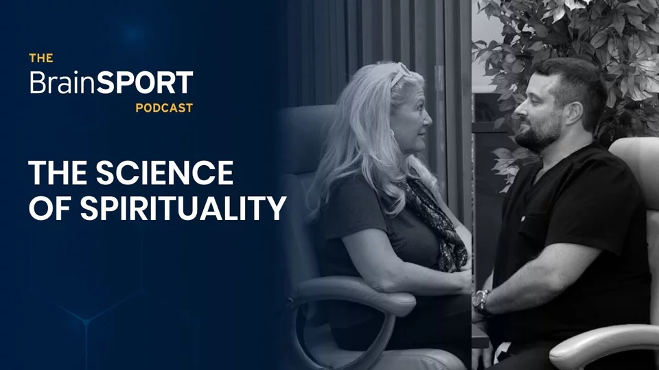 Podcasters recording the Science of Spirituality podcast